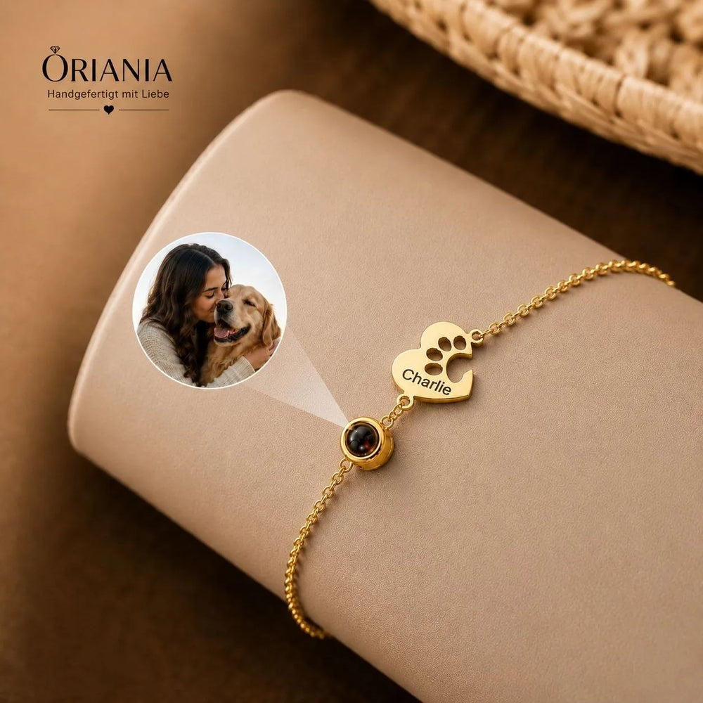 ORIANIA | Personalisiertes Armband mit Foto & Namensgravur