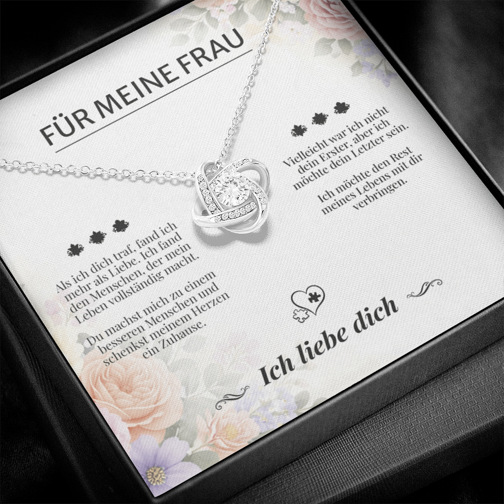 ORIANIA | Liebesknoten Kette 14K Gold – Für meine Frau 💛