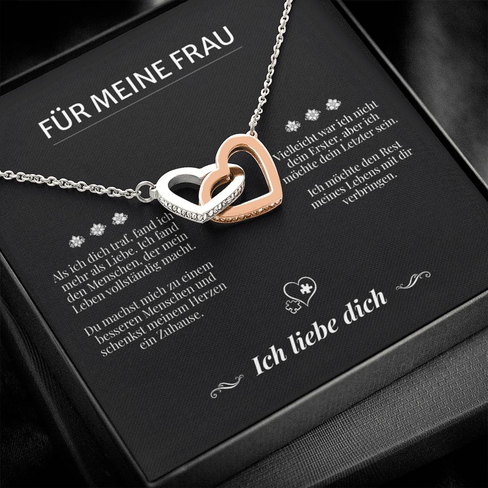 ORIANIA | Verschlungene Herzen Kette 14K Gold – Für meine Frau 💛