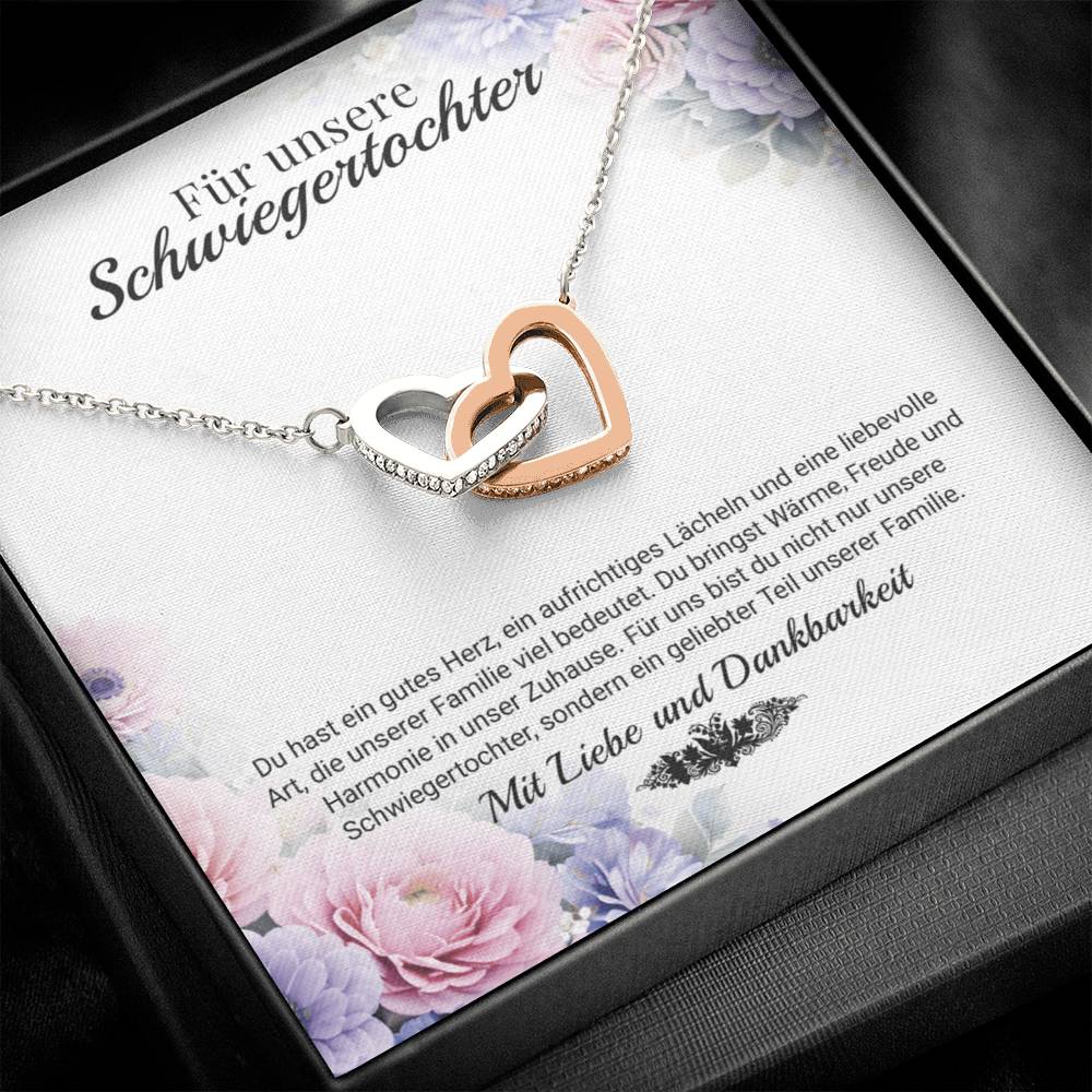 ORIANIA | Verschlungene Herzen Kette 14K Gold – Für unsere Schwiegertochter 💛