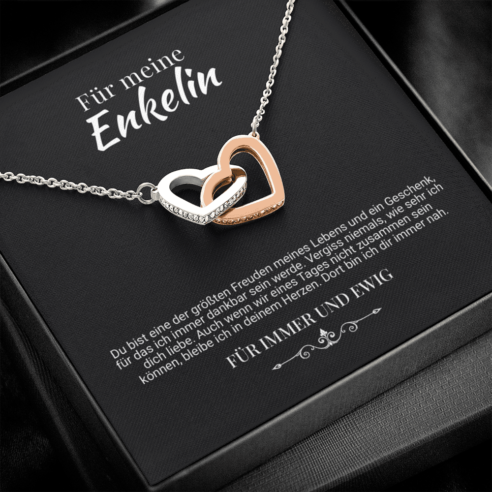 ORIANIA | Verschlungene Herzen Kette 14K Gold – Für meine Enkelin 💛