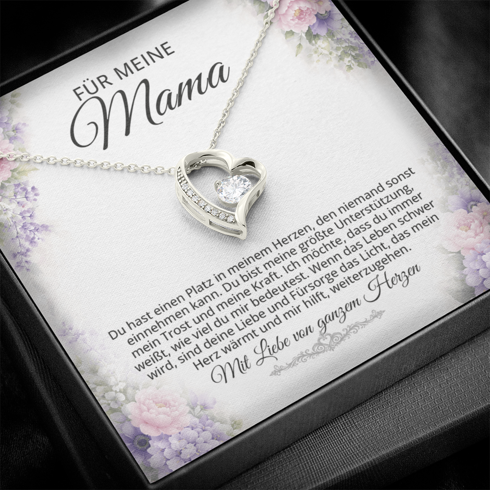 ORIANIA | 14k Weißgold & 18k Gelbgold Forever Love Necklace – Für meine Mama 💛